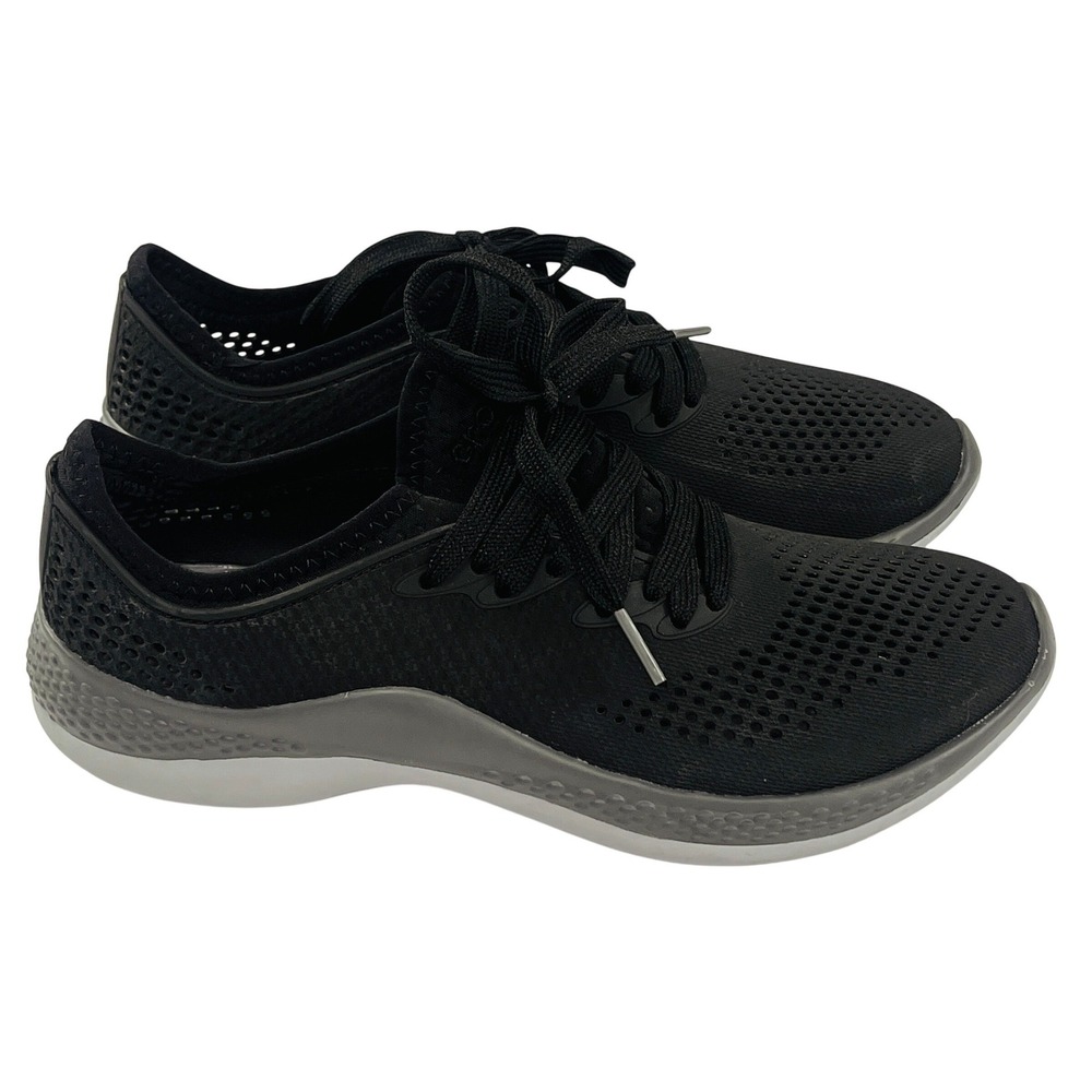 Crocs‎ Literide 360 Pacer Shoes Womens 9 Black Athletic Casual Comfort Sneakers